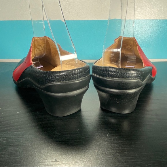 Aravon sandals slip on red/black womens size 8.5 - Picture 4 of 7